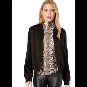 BCBGMaxAzria Black satin Sammy jacket